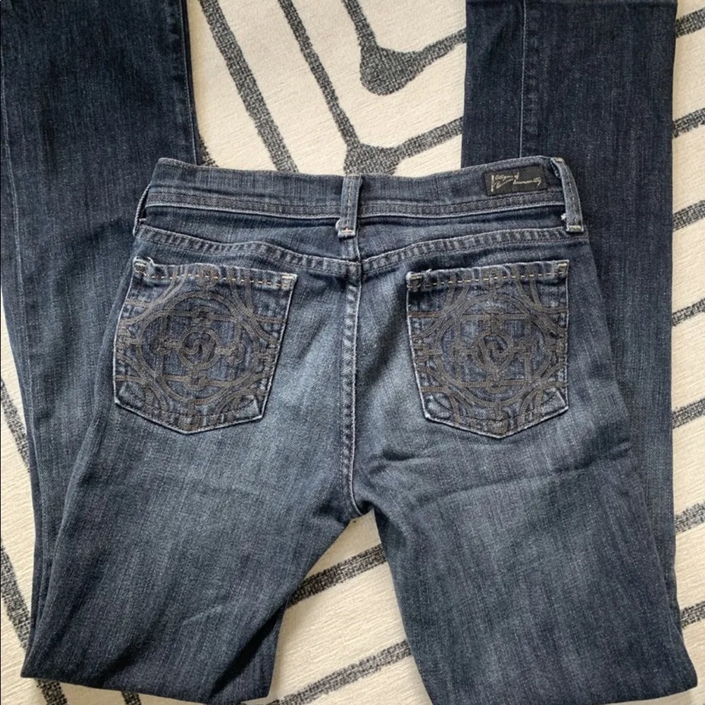 citizens of humanity jeans 24 chain link #177 straight stretch denim